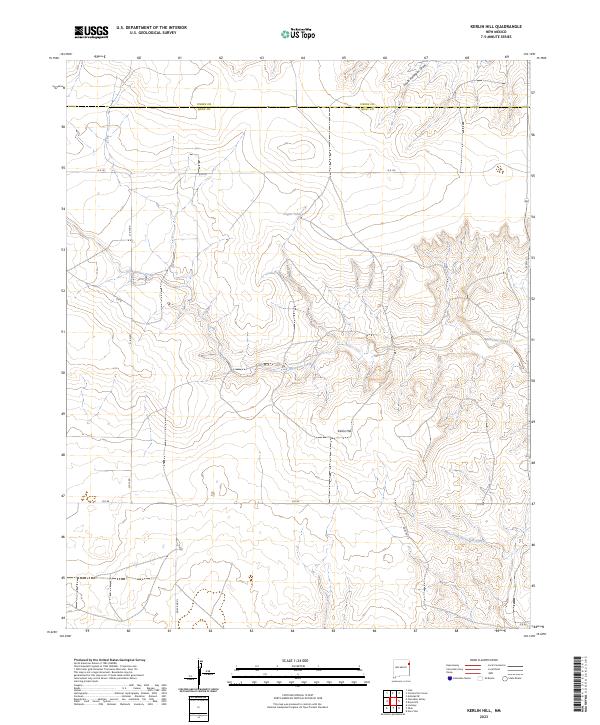 USGS Topographic Map – Kerlin Hill
