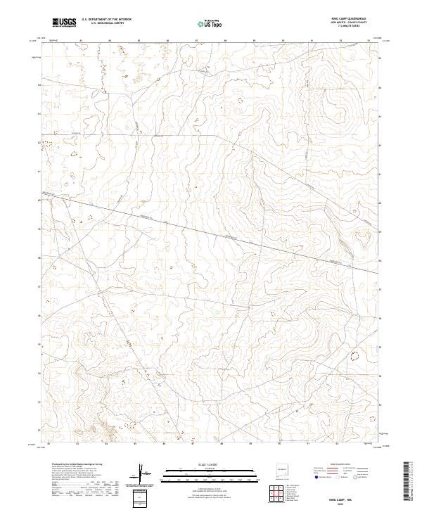 2023 Map of King Camp, 2023 Print
