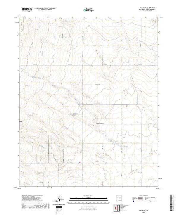 USGS Topographic Map – King Draw