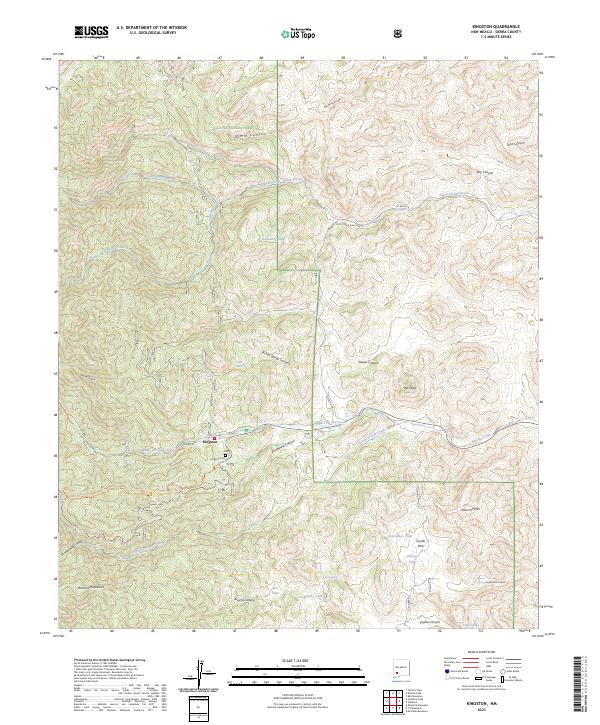 USGS Topographic Map – Kingston