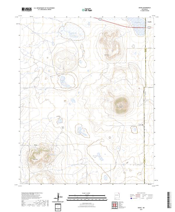 USGS Topographic Map – Kiowa