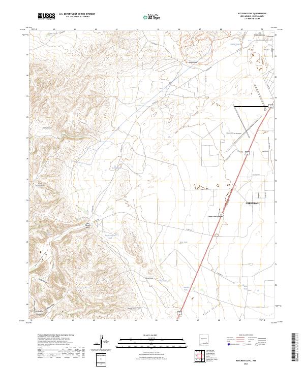 USGS Topographic Map – Kitchen Cove