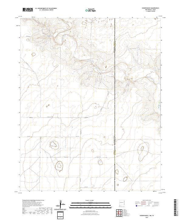 USGS Topographic Map – Koger Ranch