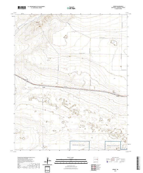 USGS Topographic Map – Krider