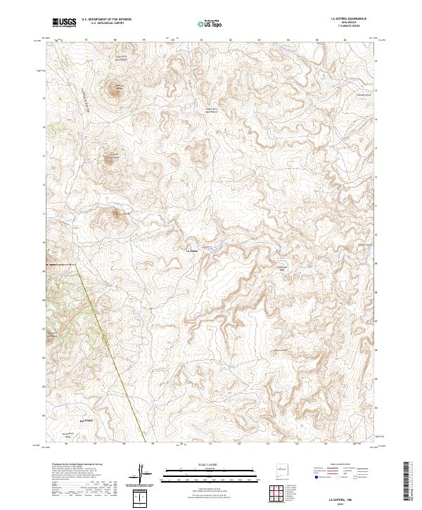 USGS Topographic Map – La Gotera