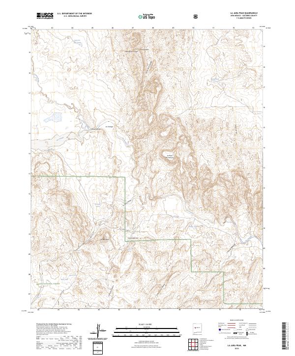 USGS Topographic Map – La Jara Peak