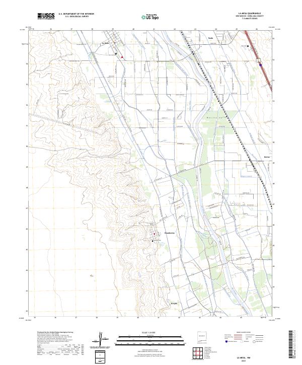USGS Topographic Map – La Mesa