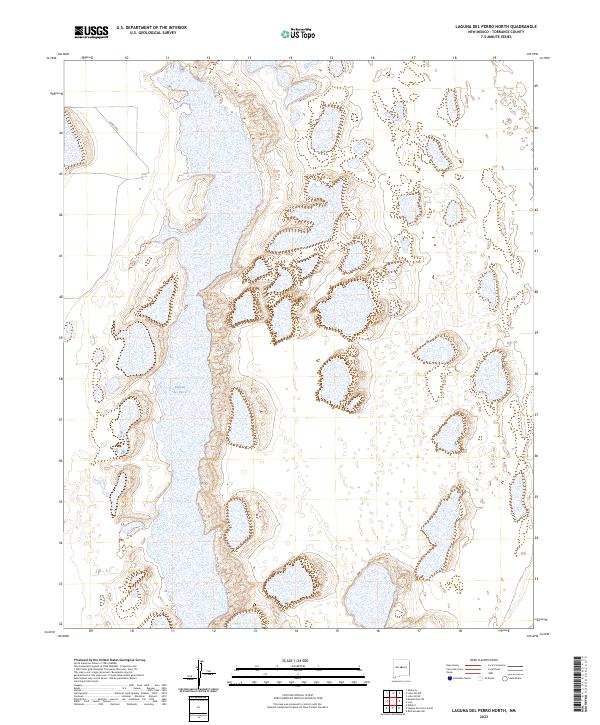 USGS Topographic Map – Laguna Del Perro North