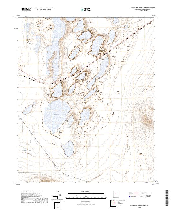 USGS Topographic Map – Laguna Del Perro South