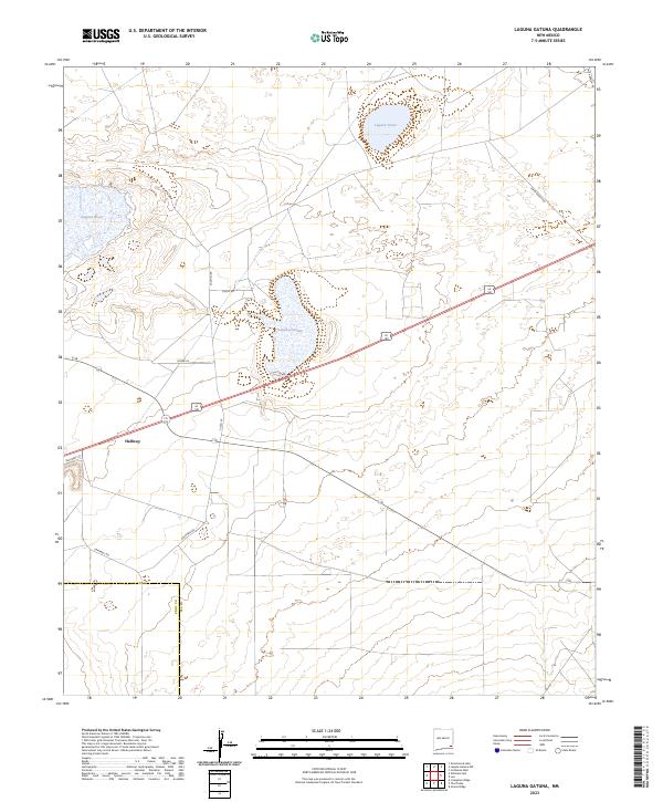 USGS Topographic Map – Laguna Gatuna