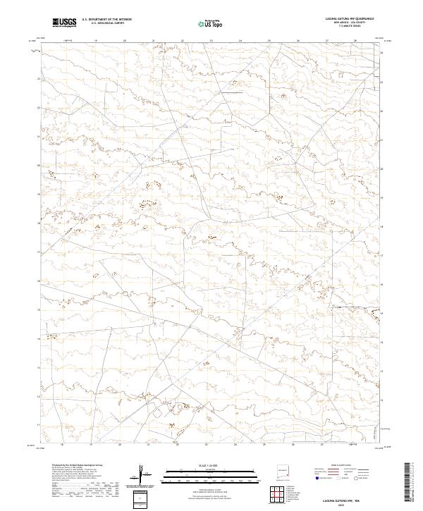 USGS Topographic Map – Laguna Gatuna NW