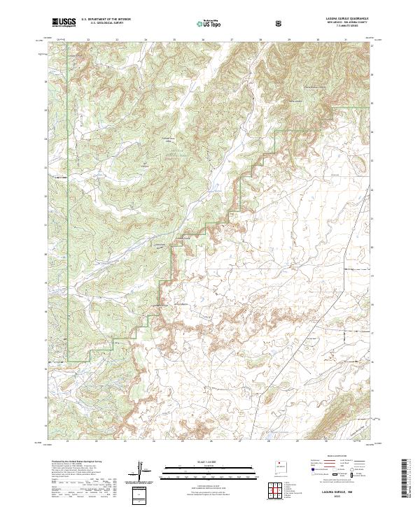 USGS Topographic Map – Laguna Gurule