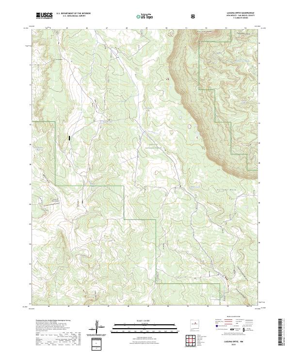 USGS Topographic Map – Laguna Ortiz