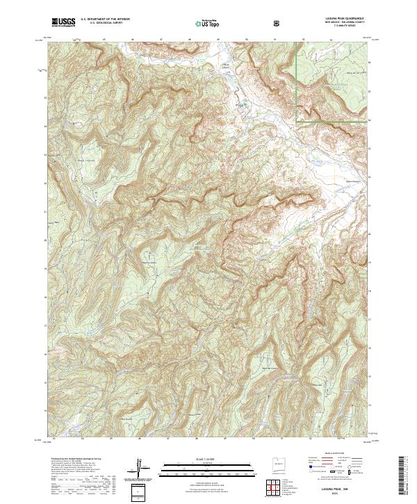 USGS Topographic Map – Laguna Peak