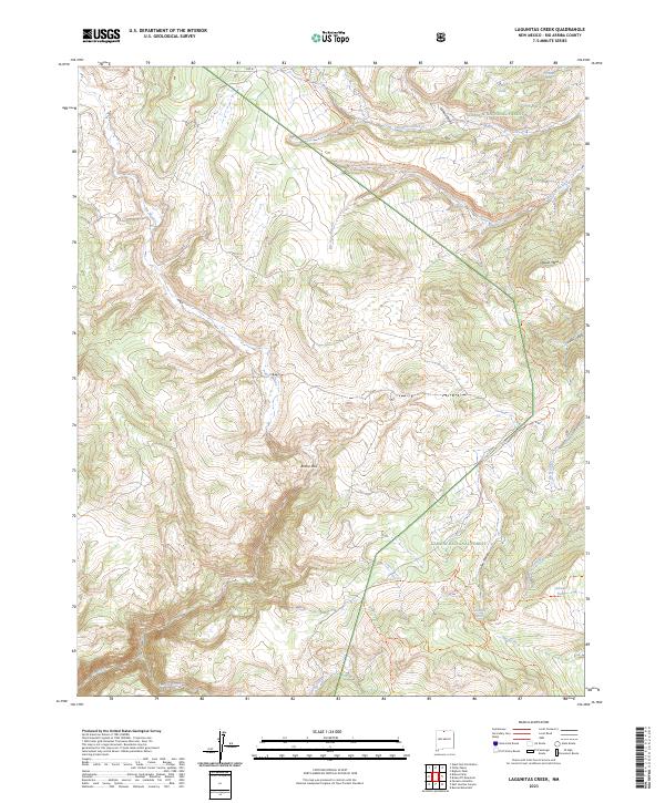 USGS Topographic Map – Lagunitas Creek