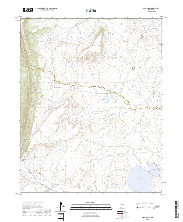 USGS Topographic Map – Lake Isabel