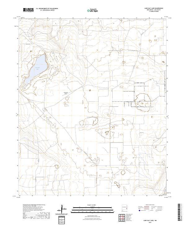 USGS Topographic Map – Lane Salt Lake