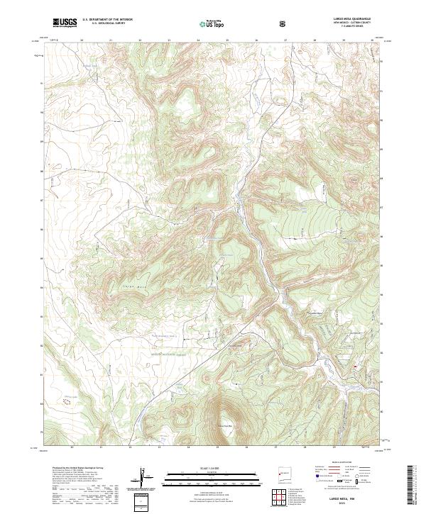 USGS Topographic Map – Largo Mesa