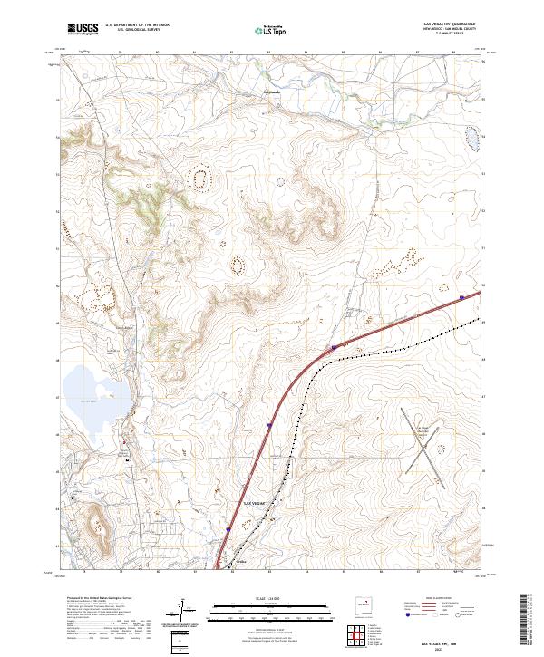 USGS Topographic Map – Las Vegas NW