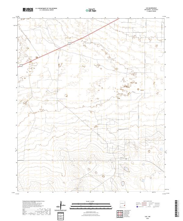 USGS Topographic Map – Lea