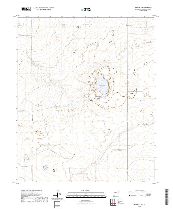 USGS Topographic Map – Lewiston Lake