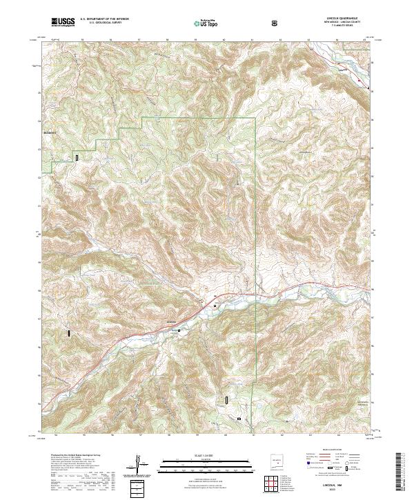 USGS Topographic Map – Lincoln