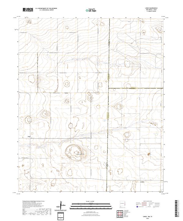 USGS Topographic Map – Lingo