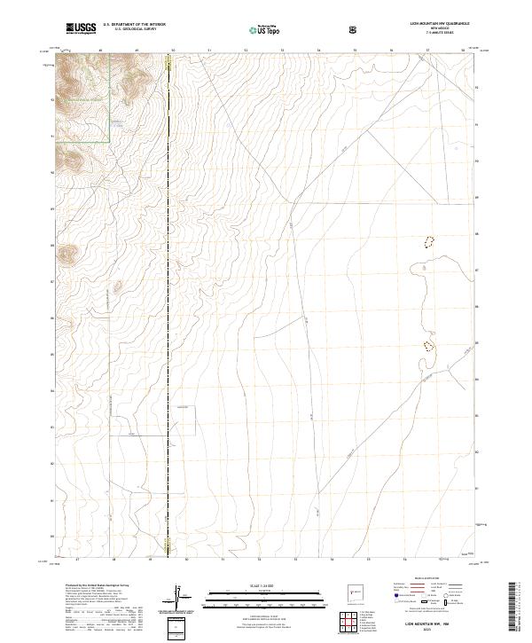 USGS Topographic Map – Lion Mountain NW