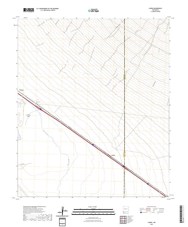 USGS Topographic Map – Lisbon