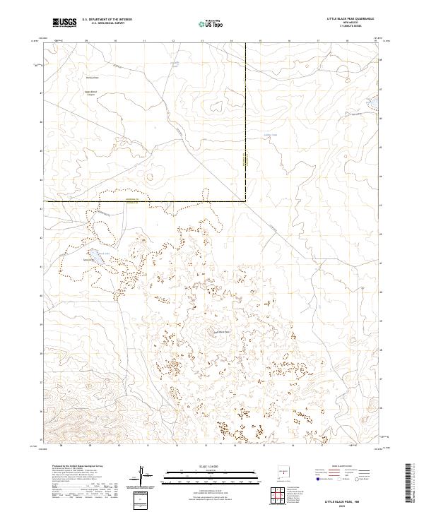 USGS Topographic Map – Little Black Peak