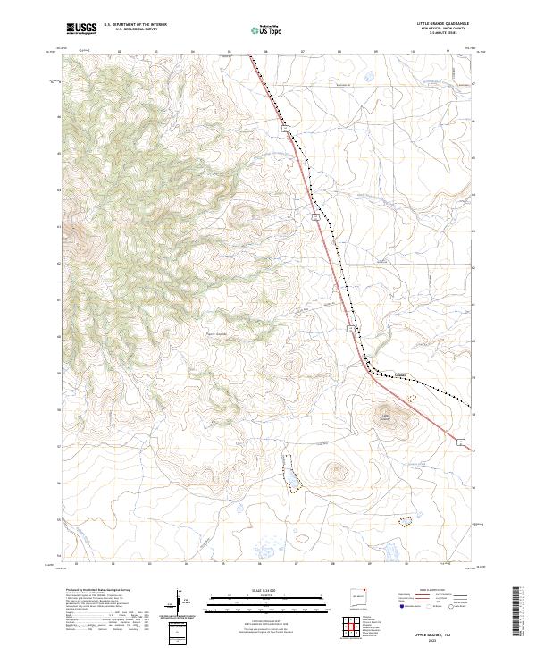 USGS Topographic Map – Little Grande