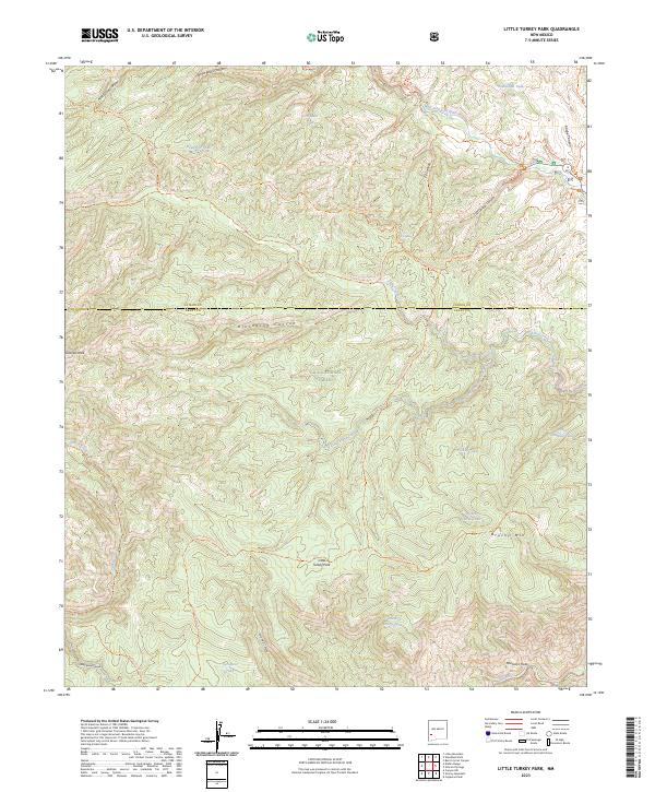 USGS Topographic Map – Little Turkey Park