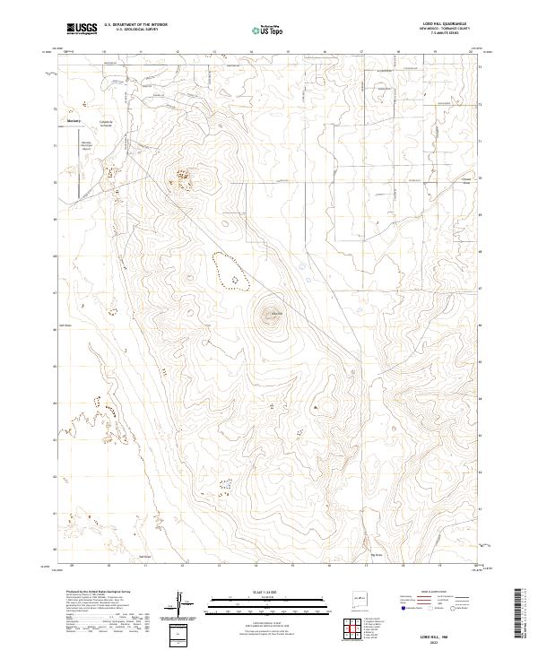 USGS Topographic Map – Lobo Hill