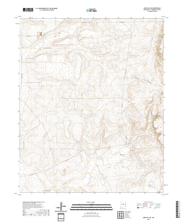USGS Topographic Map – Lobo Hill NE