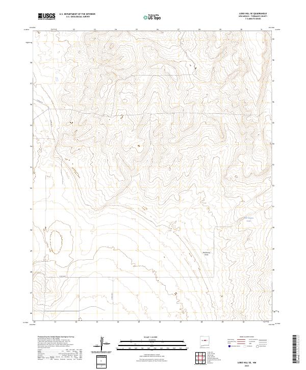 USGS Topographic Map – Lobo Hill SE