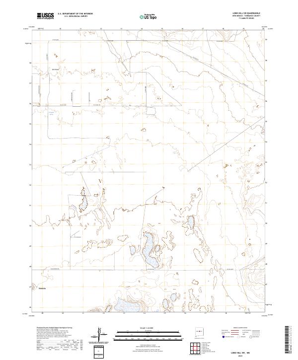 USGS Topographic Map – Lobo Hill SW