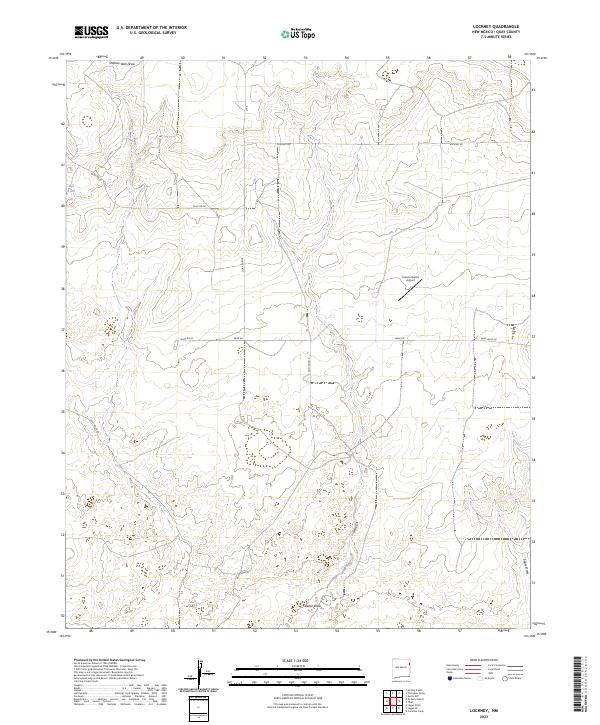 USGS Topographic Map – Lockney