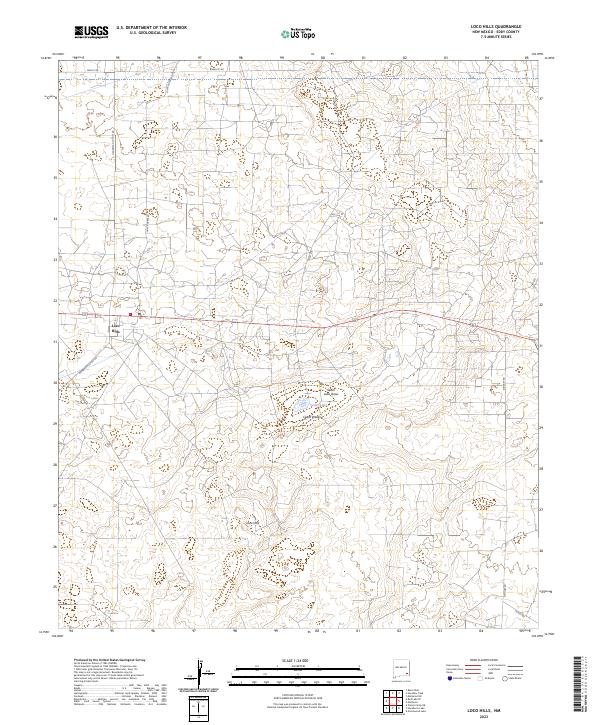 USGS Topographic Map – Loco Hills