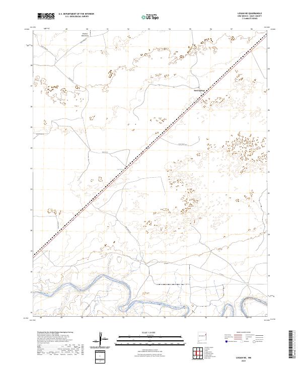 USGS Topographic Map – Logan NE