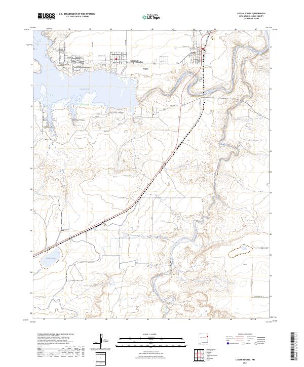 USGS Topographic Map – Logan South