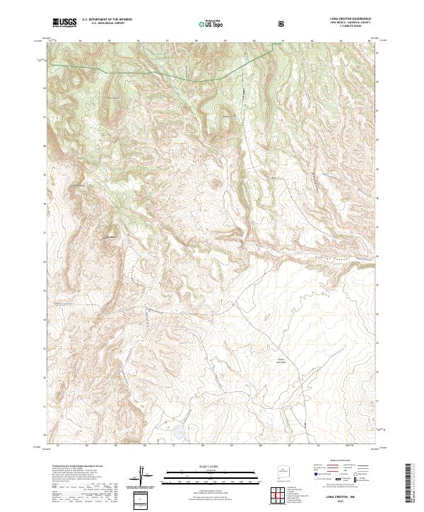 USGS Topographic Map – Loma Creston