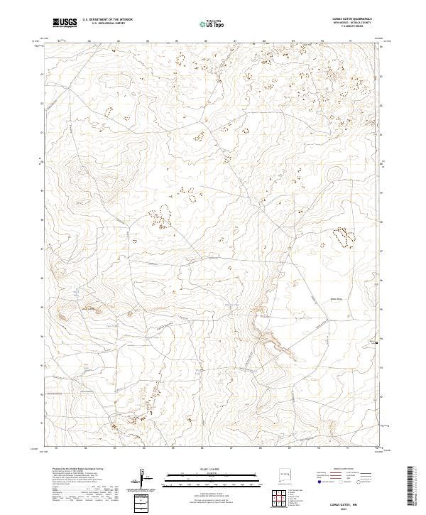 USGS Topographic Map – Lomas Gatos