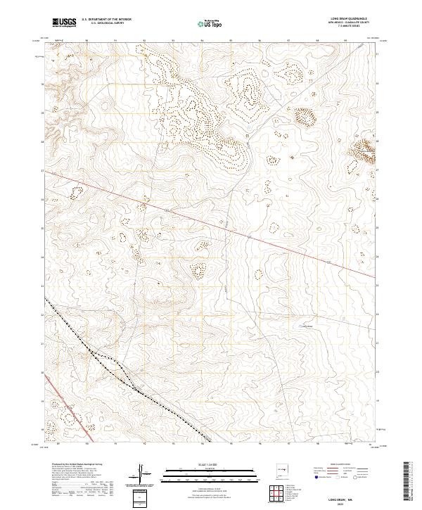 USGS Topographic Map – Long Draw