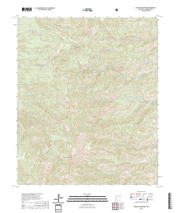 USGS Topographic Map – Lookout Mountain