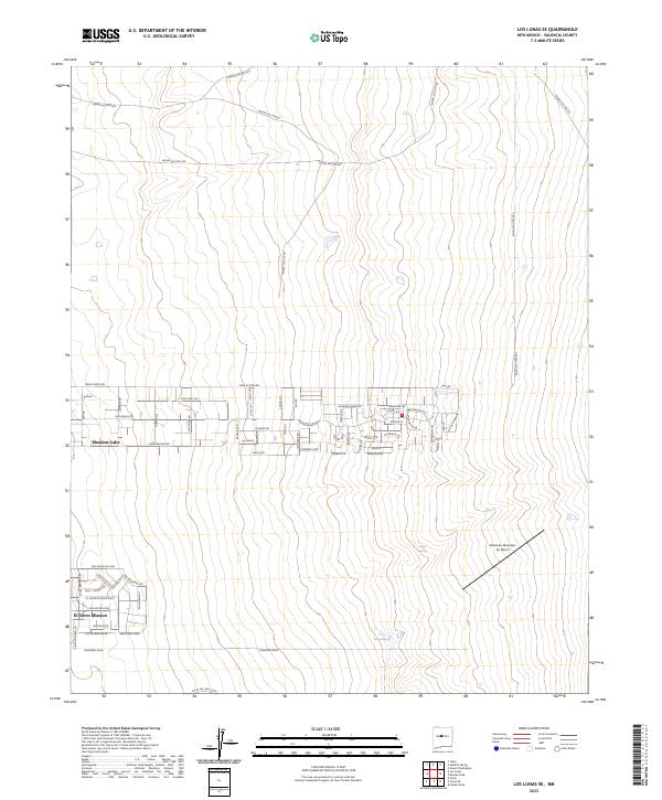 USGS Topographic Map – Los Lunas SE