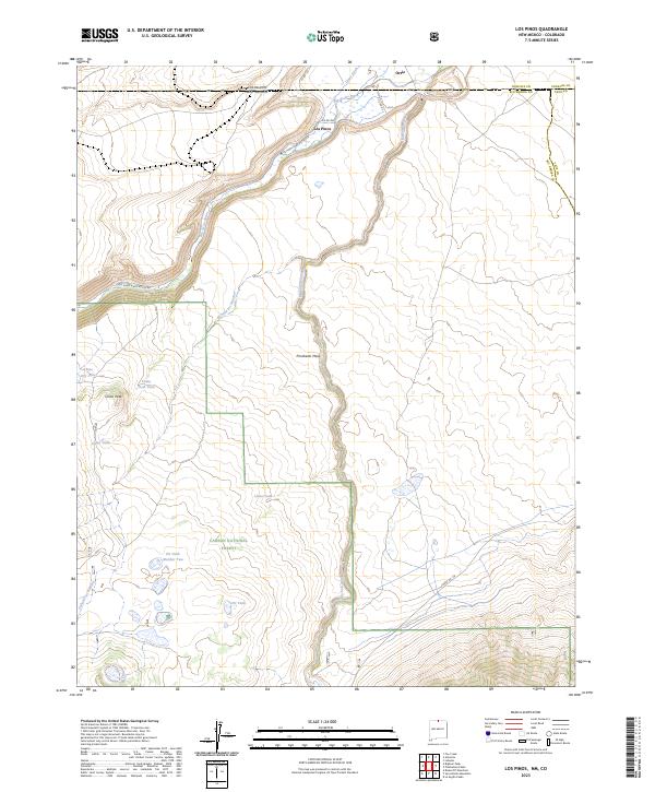 USGS Topographic Map – Los Pinos