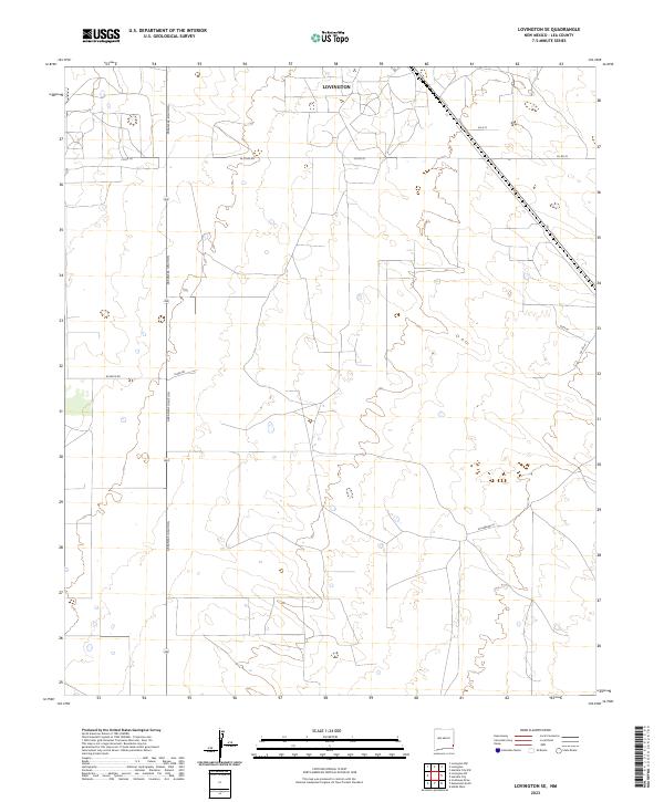 2023 Map of Lovington SE, 2023 Print