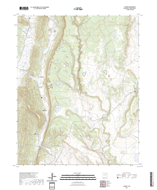 USGS Topographic Map – Lucero