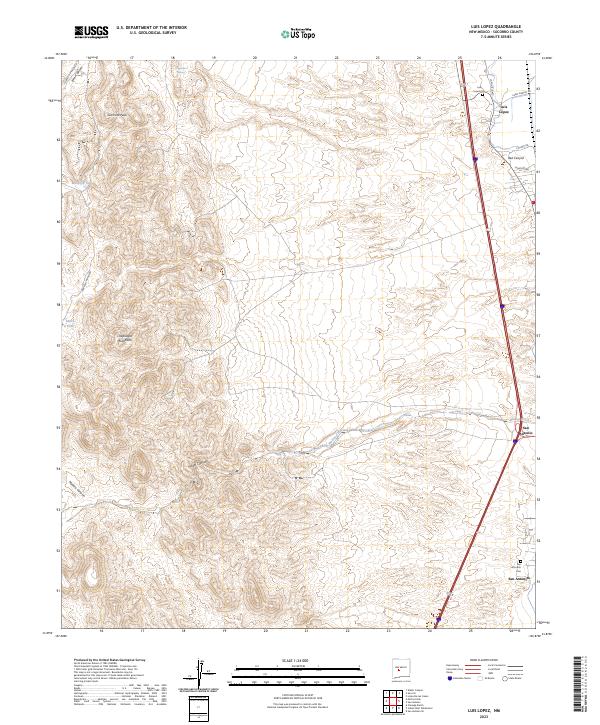 USGS Topographic Map – Luis Lopez