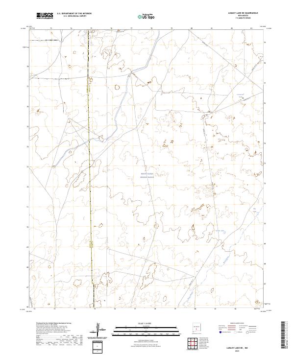 USGS Topographic Map – Lumley Lake NE